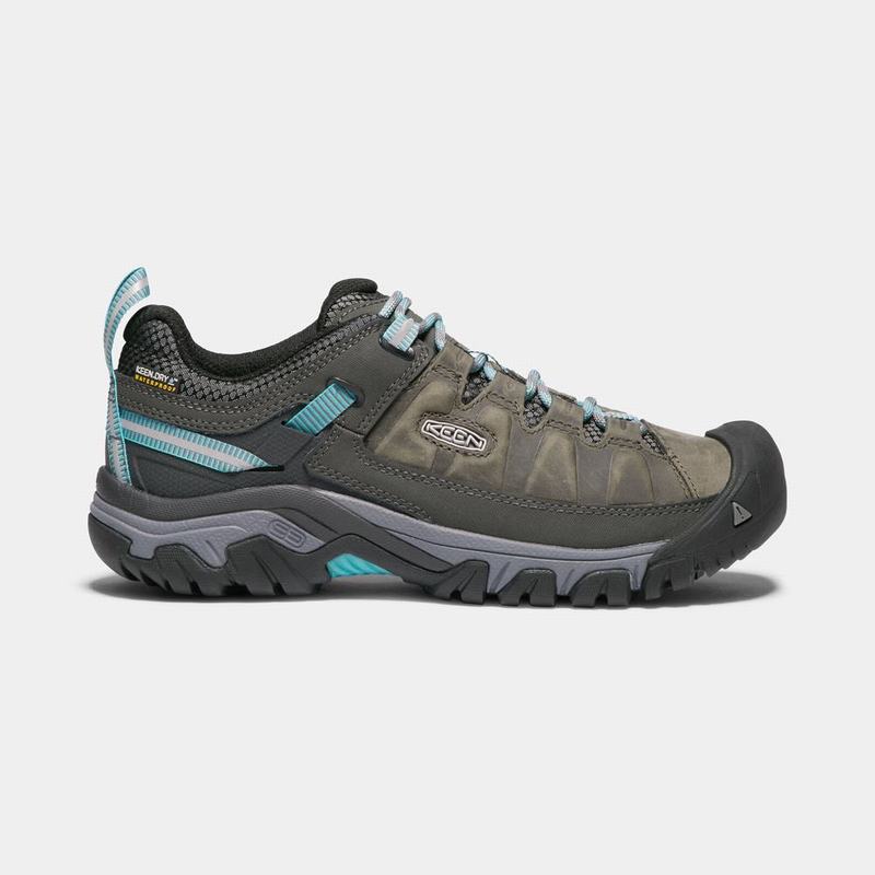 Keen Targhee III Waterproof - Kadın Trekking Ayakkabısı - Zeytin Yeşili/Turkuaz - Türkiye (543926VXJ